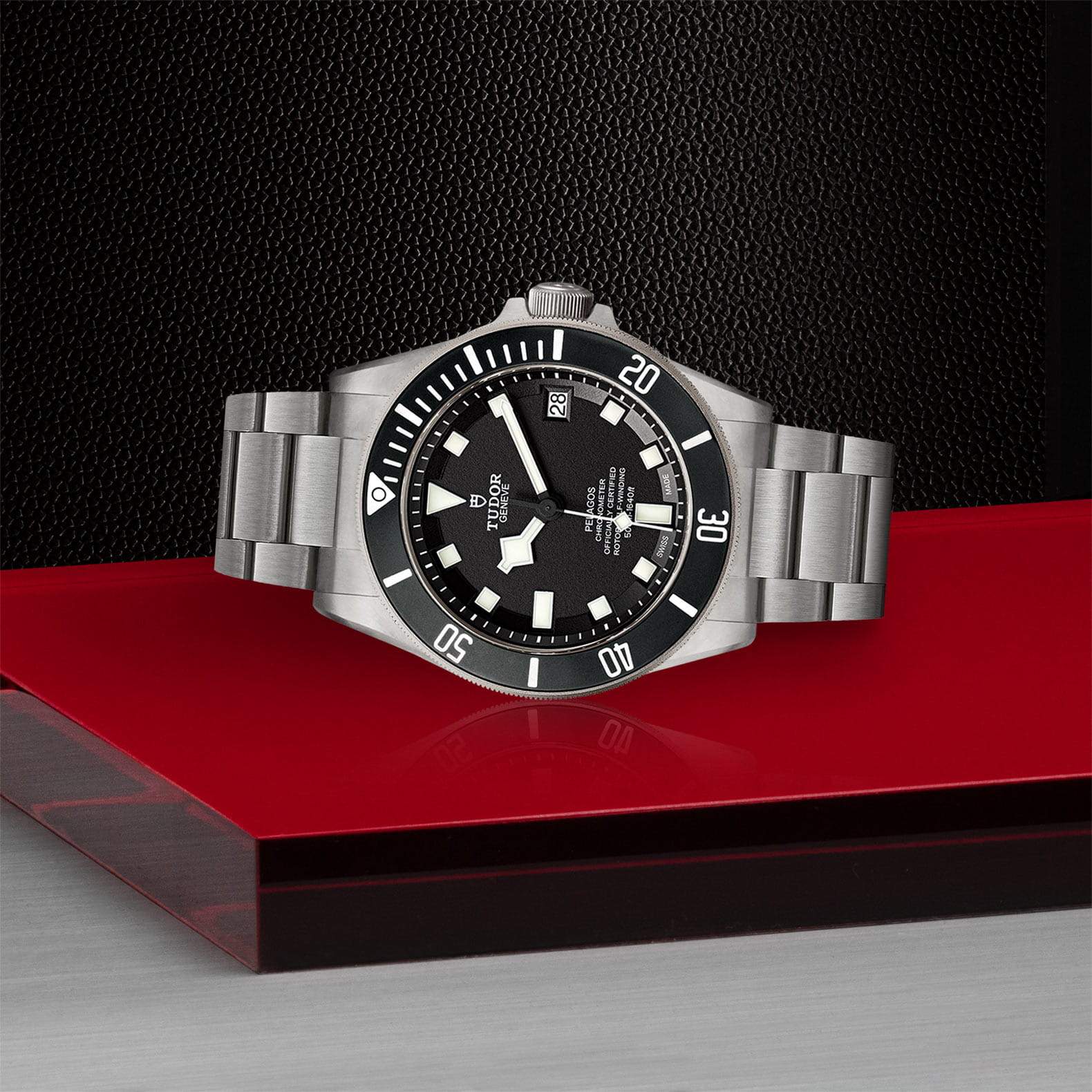 魅力的な TUDOR PELAGOS M25600TN-0001 チタニウム スチール＆チタニウム 時計